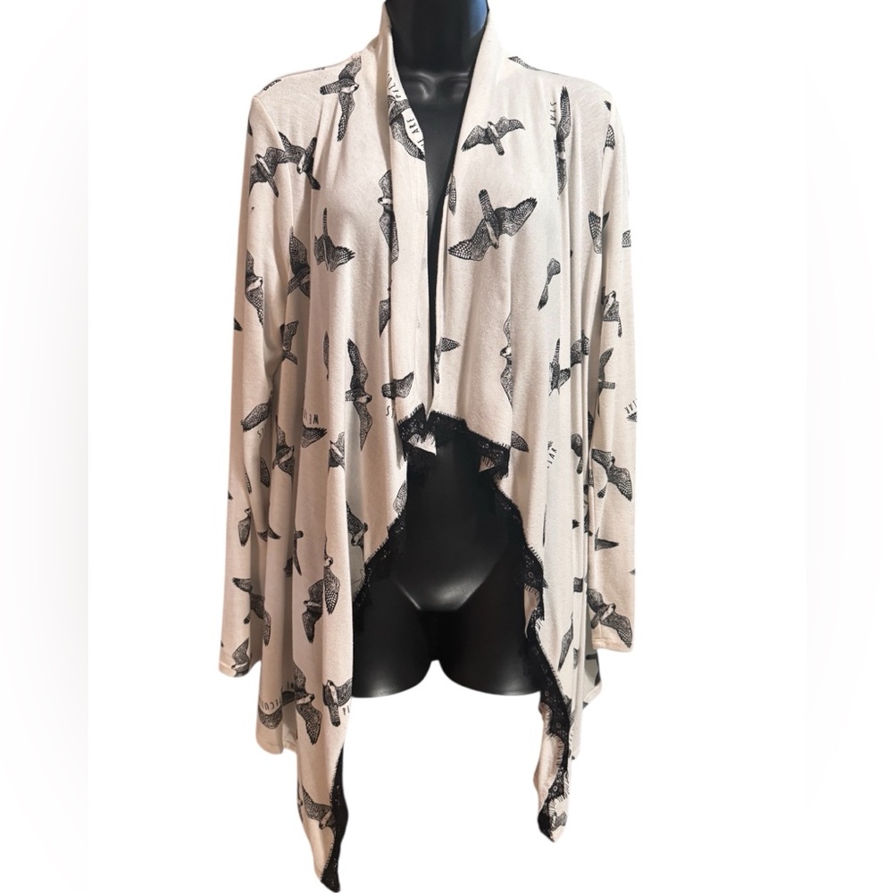 Miss peregrine’s Bird Print Cardigan